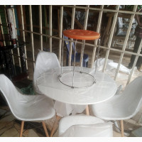 Modern White Dining Set