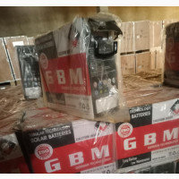 G B M Tall Tubular Solar Battery 220ah 12v