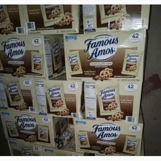 Famous Amos Chocolate Chips - 42 Pouches Available