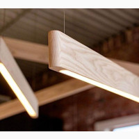 Wooden Frame With Neon Light - Home Interiors