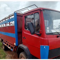 Mercedes Benz Atego 1997 Red Mini Truck