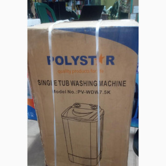 Polystar Single Tub Washing Machine 7.5kg
