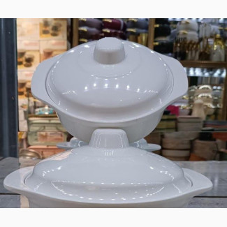 Quality Ceramic Unbreakable Plates Set of Two Serving Bowl