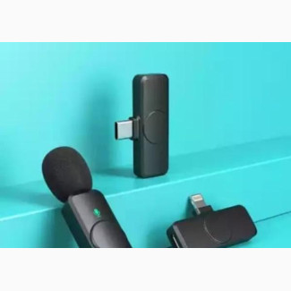 Single Wireless Microphone for iPhone and Type-C 2 in 1