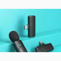 Single Wireless Microphone for iPhone and Type-C 2 in 1