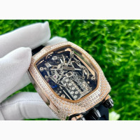 Jacob Co. Bugatti Chiron Tourbillon Baguette White Diamond