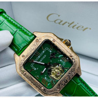 Original CARTIER Leather Strap Watch Available in Store