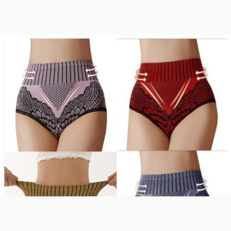 Sexy High Waist Tummy Control Panties - 4 Panties