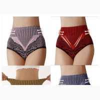 Sexy High Waist Tummy Control Panties - 4 Panties