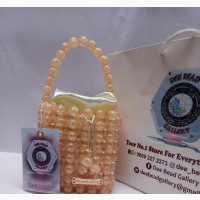 Golden Ware Iceberg Beaded Bag - Brand New