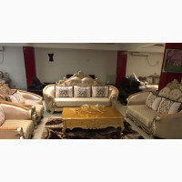 Luxury 4 Seater Living Room Italian Royal Sofa Chair