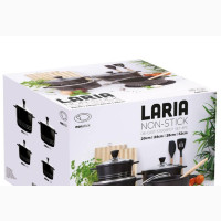 Laria Non-Stick Die-Cast Stockpot Set 4pc