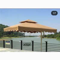 Cantilever Patio Umbrellas of Clearance Rectangular 8ft Iron