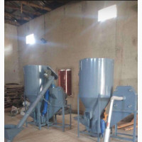 Complete 1000kg/Hr Feed Mill. Hammer Crusher and Mixer