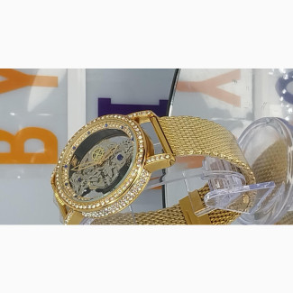 Gold Wrist Watch and Bracelet - Unisex