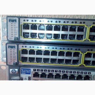 Cisco Catalyst WS-C3750G 48 Port Poe and HP Procurve