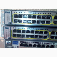 Cisco Catalyst WS-C3750G 48 Port Poe and HP Procurve