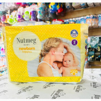 Nutmeg Newborn Nappies Size 2 33 Nappies