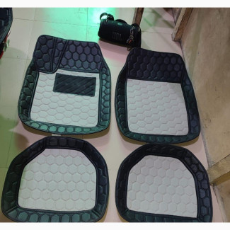 Universal Black Grey Car Floormat
