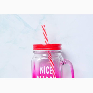 Colourful Mason Jar