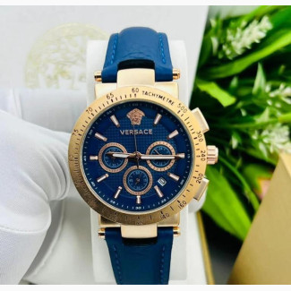 New Stock Versace Original Leather Watch for Luxury Men