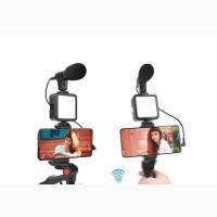 Vlogging Kit/Video Maker Kit +Mic+Tripod+Holder