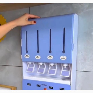 Paste Wall Mounted Kitchen Storage for Sauce and Oil