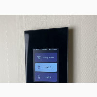 Lanbon L8 LCD 5 Model In One Smart Switch-uk (White/Black)