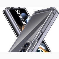 Samsung Z Fold 5 Full Cover Slim Fit Transparent Hard PC Case