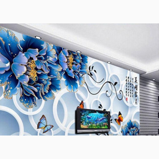 Wall Mural at Interior Decoration