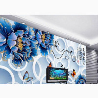 Wall Mural at Interior Decoration