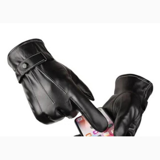 Winter Warm Touch Screen Leather Gloves Original