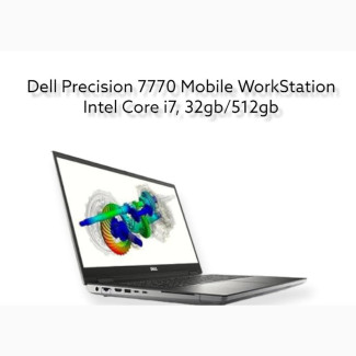 New Laptop Dell Precision 7760 32GB Intel Core I7 SSD 512GB