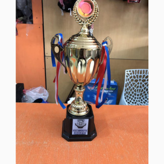 Semi Gaint Gold Trophy With Print