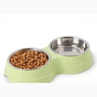 Small Twin Dog Bowl