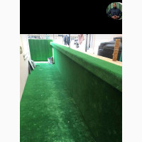 Synthetic Rug Installation And Exterior Decor