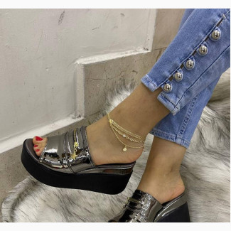Women#039;s Turkey Wedge Slippers
