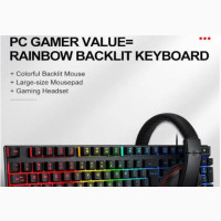 G300 4-in-1 Keyboard, Mouse, Headset and Mouse Pad Set