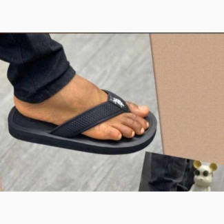 Polo Black Men#039;s Slippers - Size 43 Available