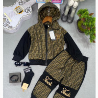 Fendi Unisex 2 Piece - High Quality Clothing Set for Kids