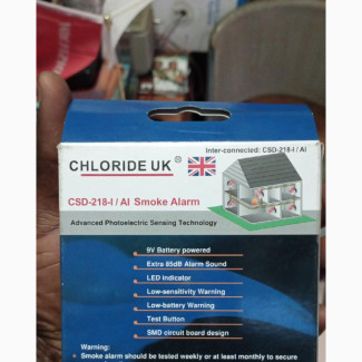 Chloride UK Wireless Smoke Detector - Brand New