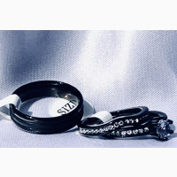 Titanium Black Ring - Classy and Elegant