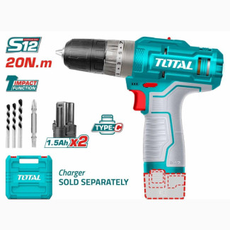 Total Cordless Impact Drill 12V