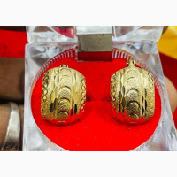 Pure Gold 750 Italy 18karat Earrings - Brand New Fashion Jewelry