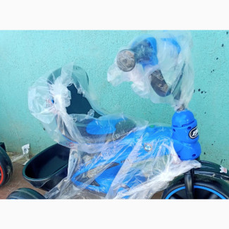 Blue Kids Tricycle With Music and Light for Ages 2-4yrs