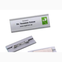 Arc Shape Pin/Magnetic Style Office Name Holder Tag, 10pc