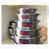 6pcs Aluminum Polishing Cookware Set- Jumbo Size