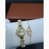 Stunning Ladies Watch and Bracelet Set - Perfect Birthday Gift