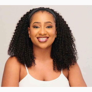 Headband Wig, Human Hair Curl
