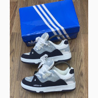 Adidas Distressed Sneakers Denim White